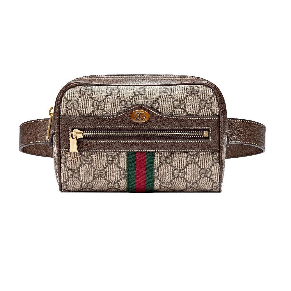 Gucci Medium Ophidia GG Supreme Canvas/Leather Belt Bag Size 95cm